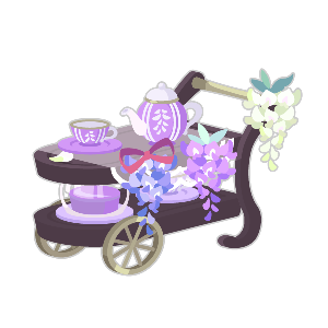 Wisteria Wagon Tea Flower