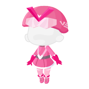 Justice Hero Pink Costume