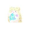 Neon Monster Moppu Plushie S