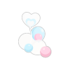 Blue Heart Balloon