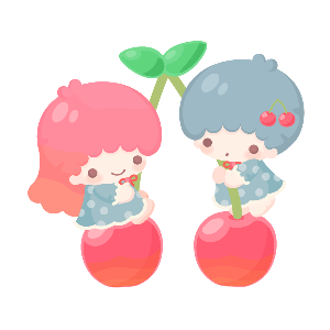 Cherry Kiki & Lala Plushie L