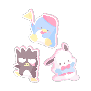 Sanrio Character Cutout Set