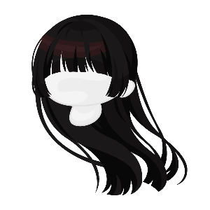 Hanako-san Jet Black Hair