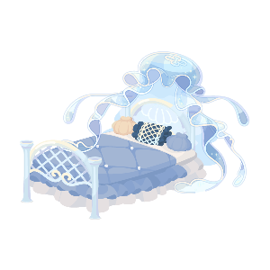 Drifting Jellyfish Canopy Bed