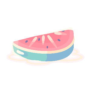 Chunky Watermelon Floatie