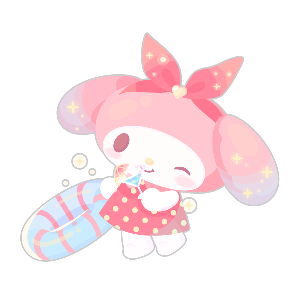 Tropical Opulence My Melody Plushie XL