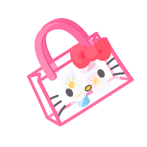 Hello Kitty Vinyl Beach Bag