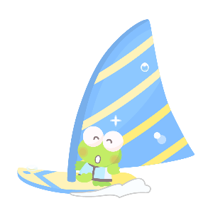 Windsurfing Keroppi