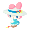 Dazzling My Melody Plushie L