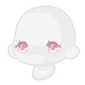 Soft Pink Glass Eyes