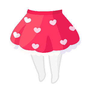 Sweetheart Melody Frill Skirt