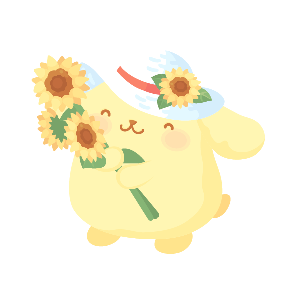 Sunflower Picking Pompompurin