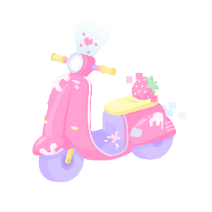 Strawberry Blasted Scooter