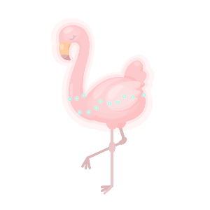 Babs, the Pink Flamingo Lamp