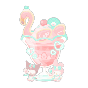 My Melody&Kuromi Pink Ladies Sundae