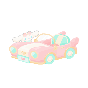 Cinnamoroll's Greased Lightning Hot Rod