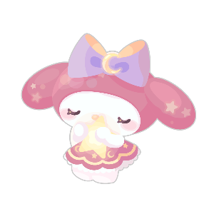 Starry Night My Melody Plushie L