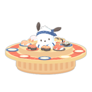 Pochacco's Sushi Conveyor Belt