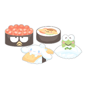 Sanrio Character Sushi Set