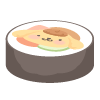 Pompompurin Sushi Roll