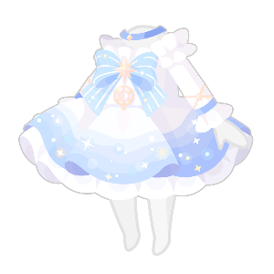 Clear Cosmos Starshine Dress