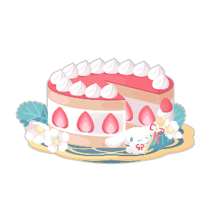 Strawberry Cream Cinnamoroll Bed