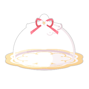 Strawberry Ribbon Domed Cake Stand