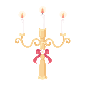 Scrumptious Strawberry Scent Candelabra