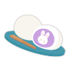 Chewy Moon Bunny Red Bean Dango