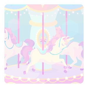 Unicorn Fairground Fantasy Wall