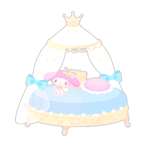 Candyfloss My Melody Canopy Bed