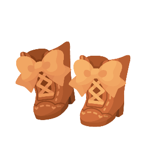 Pumpkin Ribbon Harvest Boots