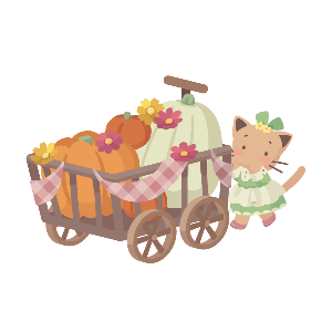 Winkipinki Pumpkin Harvest Wagon