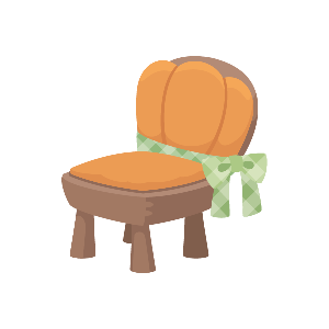 Pumpkin Patch Cushion Chair