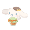 Pumpkin Harvest Cinnamoroll Plushie L