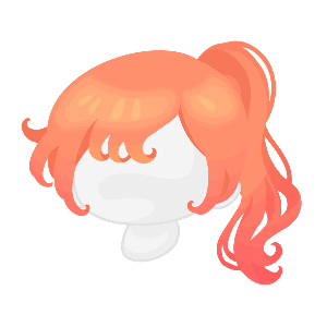 Snappy Carrot-Colored Ponytail