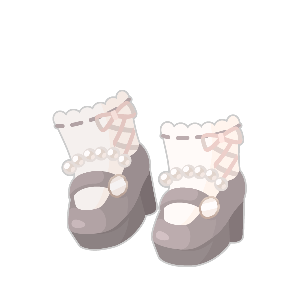 Creamy Pearl Strap Mary Janes