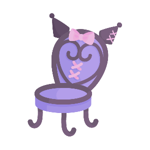 Kuromi's Ghost World Chair