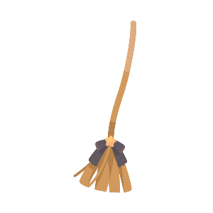 Witchy Boarding School Magic Broom