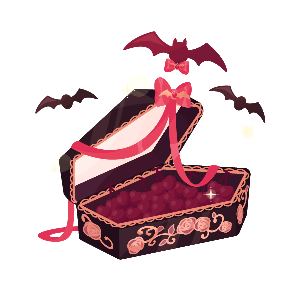 The Count's Crimson Coffin Flower