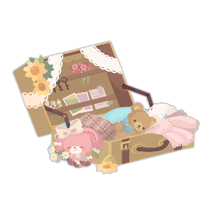 BONBONRIBBON Autumn Trunk Bed