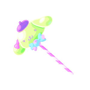 Ghastly Gummy Pompompurin Lollipop