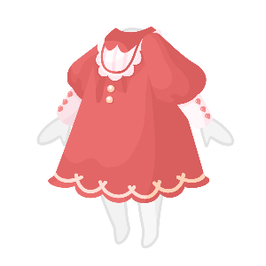 Vintage Strawberry Sweet Dress