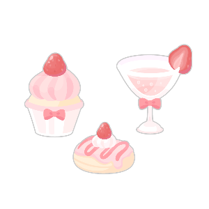 Sweet Strawberry Selection Dessert Set