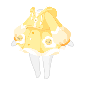 Comfy Gudetama Dress for Relaxing