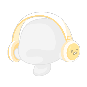 Noise Cancelling Gudetama Headphones