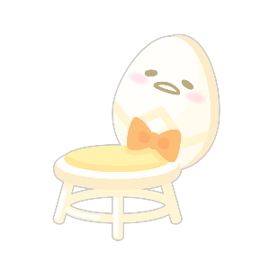 Happy to Be Home Boiled Egg Chair