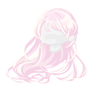 Rosy Pink Diamond Long Hair