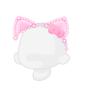 Rosy Hello Kitty Ear Headband