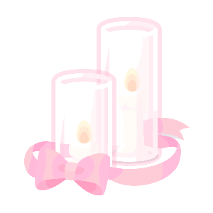 Dazzling Rose Celebration Candles